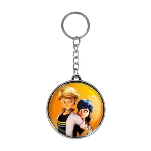 جاکلیدی دوطرفه دختر کفشدوزکی و پسر گربه ای