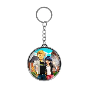 جاکلیدی دوطرفه دختر کفشدوزکی و پسر گربه ای