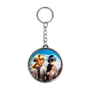 جاکلیدی دوطرفه دختر کفشدوزکی و پسر گربه ای