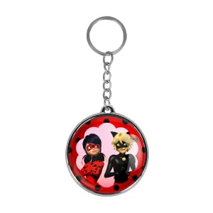 جاکلیدی دوطرفه دختر کفشدوزکی و پسر گربه ای