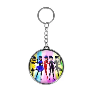 جاکلیدی دوطرفه دختر کفشدوزکی و پسر گربه ای