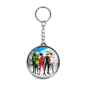 جاکلیدی دوطرفه دختر کفشدوزکی و پسر گربه ای