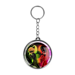 جاکلیدی دوطرفه دختر کفشدوزکی و پسر گربه ای