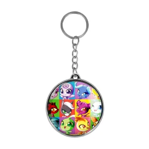 جاکلیدی دوطرفه دختر کفشدوزکی و پسر گربه ای