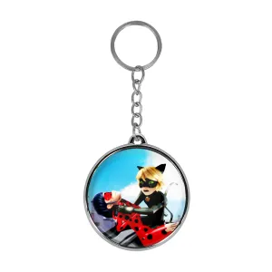 جاکلیدی دوطرفه دختر کفشدوزکی و پسر گربه ای