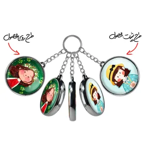 جاکلیدی دوطرفه دخترانه فانتزی