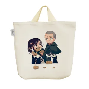 ساک خرید پارچه ای ساشا و کانی انیمه اتک آن تایتان Attack on Titan