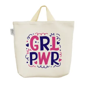 ساک خرید پارچه ای دختر قوی Power girl