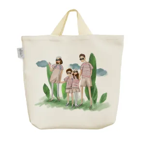 ساک خرید پارچه ای خانواده خوشحال
