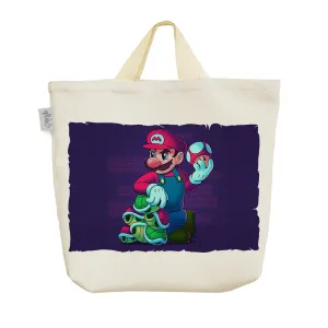 ساک خرید پارچه ای سوپر ماریو Super Mario