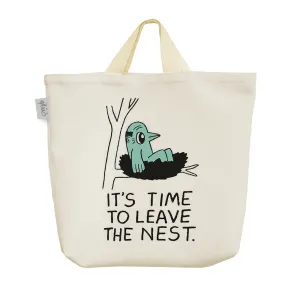 ساک خرید پارچه ای It's Time To Leave The Nest