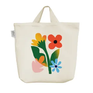 ساک خرید پارچه ای گل