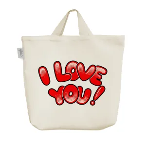 ساک خرید پارچه ای I Love You