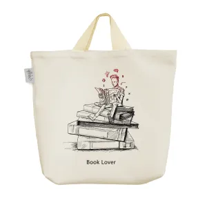 ساک خرید پارچه ای عشق کتاب Book Lover