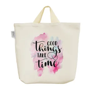 ساک خرید پارچه ای Good Things Take Time