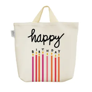 ساک خرید پارچه ای Happy Birthday
