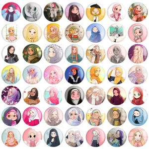مگنت دخترانه با حجاب