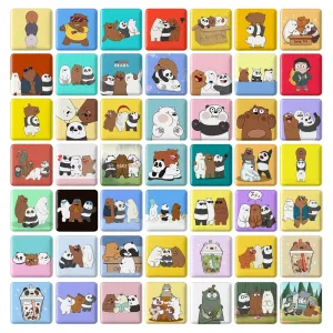 مگنت مربعی سه خرس کله پوک