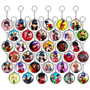 جاکلیدی دوطرفه دختر کفشدوزکی و پسر گربه ای