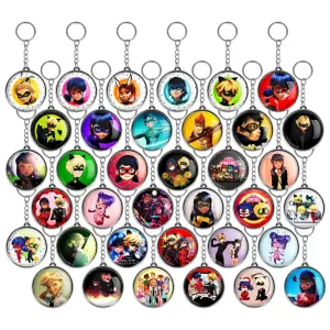 جاکلیدی دوطرفه دختر کفشدوزکی و پسر گربه ای