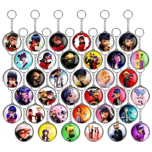 جاکلیدی دوطرفه دختر کفشدوزکی و پسر گربه ای