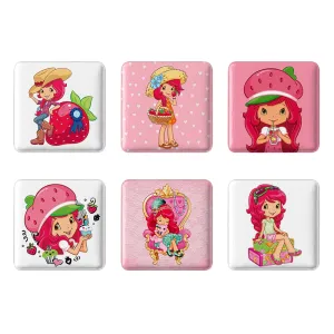 پیکسل مربعی دختر توت فرنگی (Strawberry Girl)