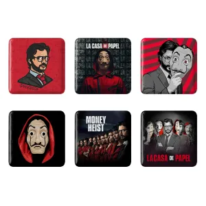 پیکسل مربعی سریال خانه کاغذی (Money Heist)