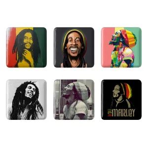 پیکسل مربعی باب مارلی (Bob Marley)