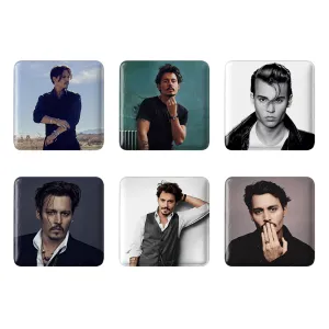 پیکسل مربعی جانی دپ (Johnny Depp)