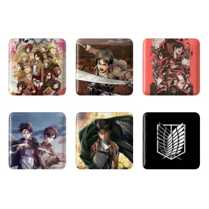 پیکسل مربعی انیمه اتک آن تایتان (Attack on Titan)