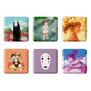 پیکسل مربعی انیمه شهر اشباح (Spirited Away)