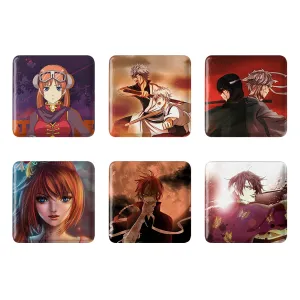 پیکسل مربعی انیمه گینتاما (Gintama)