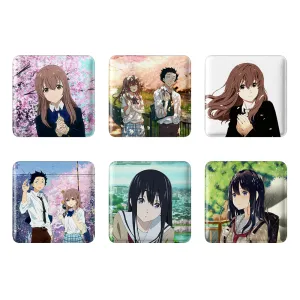 پیکسل مربعی انیمه سایلنت ویس (A Silent Voice)
