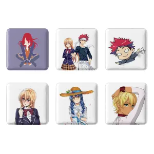پیکسل مربعی انیمه جنگ غذاها (Food Wars)