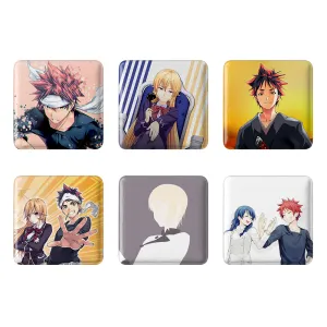 پیکسل مربعی انیمه جنگ غذاها (Food Wars)