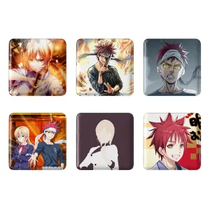 پیکسل مربعی انیمه جنگ غذاها (Food Wars)