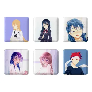 پیکسل مربعی انیمه جنگ غذاها (Food Wars)