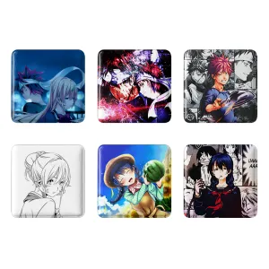 پیکسل مربعی انیمه جنگ غذاها (Food Wars)
