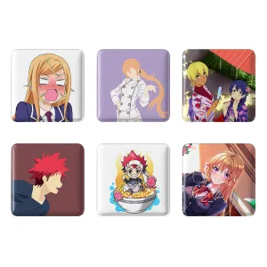 پیکسل مربعی انیمه جنگ غذاها (Food Wars)