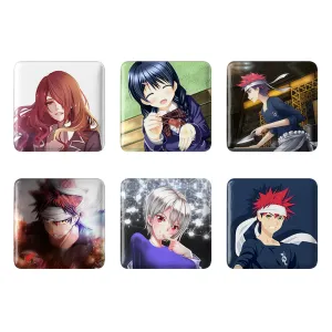 پیکسل مربعی انیمه جنگ غذاها (Food Wars)