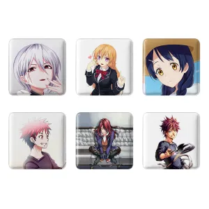 پیکسل مربعی انیمه جنگ غذاها (Food Wars)