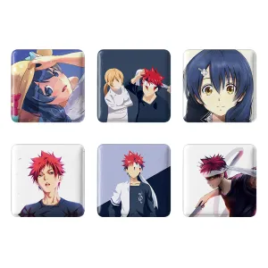 پیکسل مربعی انیمه جنگ غذاها (Food Wars)