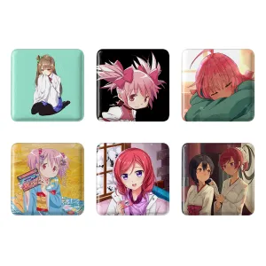 پیکسل مربعی انیمه مادوکا مجیکا (Madoka Magica)