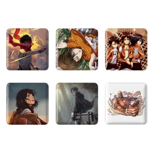 پیکسل مربعی انیمه اتک آن تایتان (Attack on Titan)