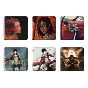 پیکسل مربعی انیمه اتک آن تایتان (Attack on Titan)