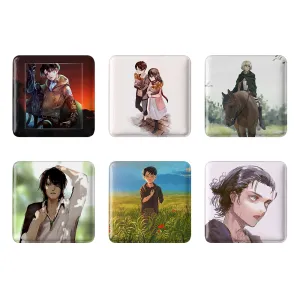 پیکسل مربعی انیمه اتک آن تایتان (Attack on Titan)