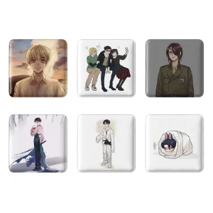 پیکسل مربعی انیمه اتک آن تایتان (Attack on Titan)