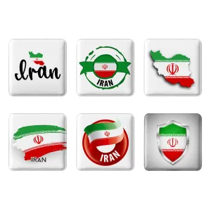 پیکسل مربعی ایران (Iran)