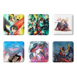 پیکسل مربعی انیمه گورن لاگان (Gurren Lagann)