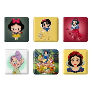 مگنت مربعی سفید برفی (Snow White)
